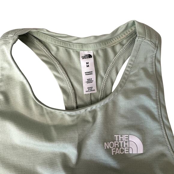The North Face Women's Sunriser Racerback Tank Misty Sage / Forest Green Medium - Picture 5 of 6